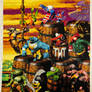 Donkey Kong Country 2 Kremlings cross stitch