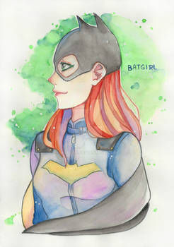 Batgirl - Watercolors