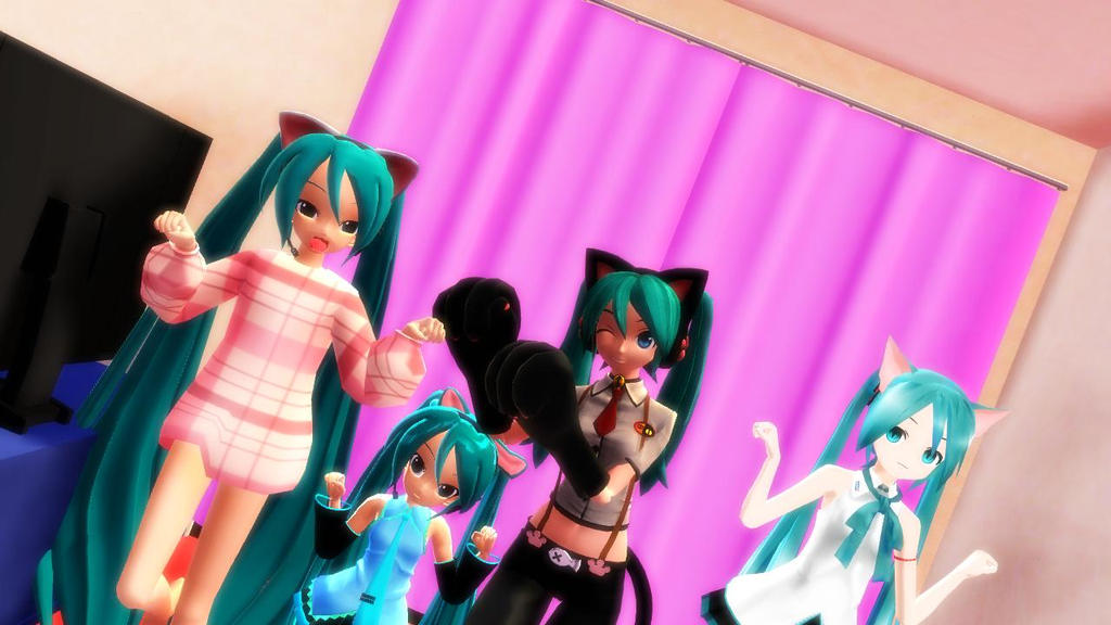 {MMD} Neko Mikus