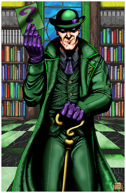 The Riddler (full color) by BCMasterofVillains on DeviantArt