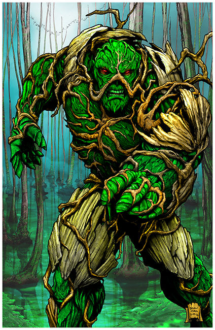Color Swamp Thing Swamp Thing (full color) by BCMasterofVillains on DeviantArt