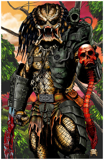 Predator (full color) by BCMasterofVillains on DeviantArt