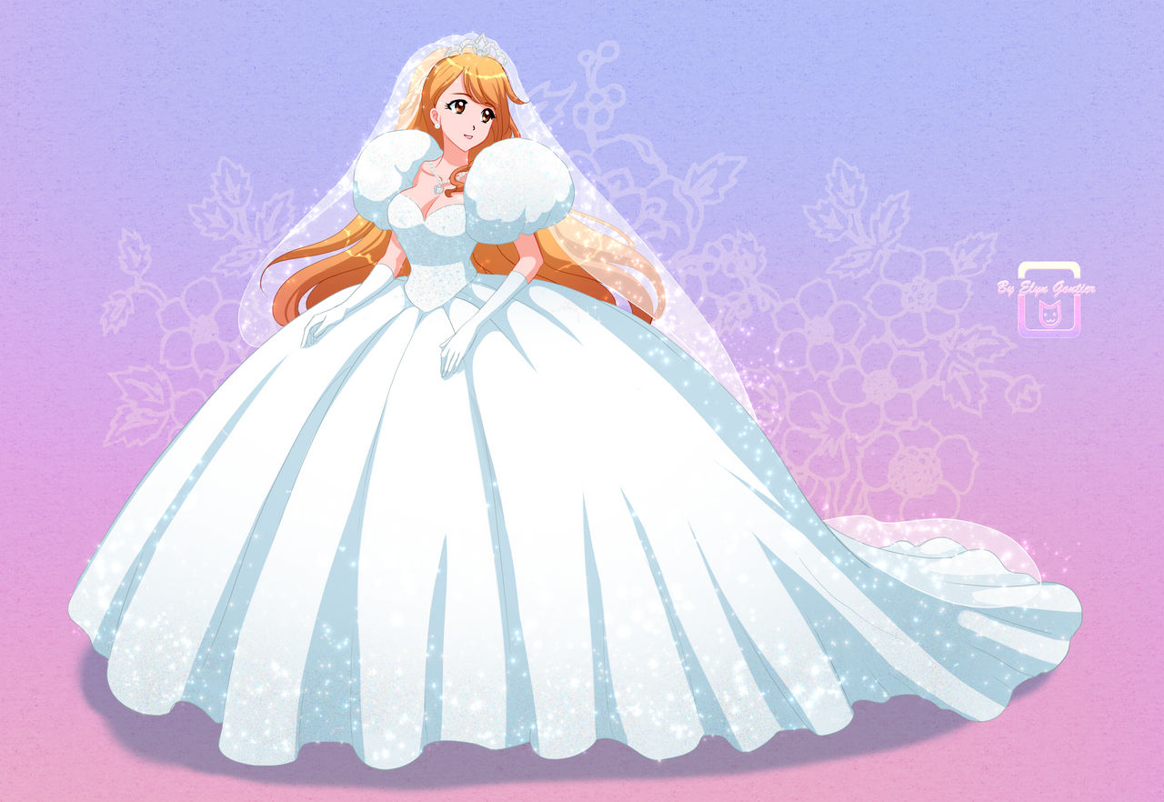 Nami as Yurie in her wedding dress by EmperorRoku on DeviantArt