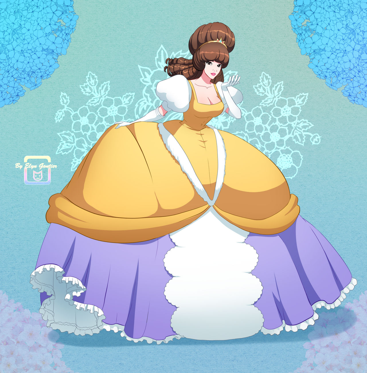 April Base Deviantart April O'Neil in the dress (comm.) by EvelyneGontier on DeviantArt
