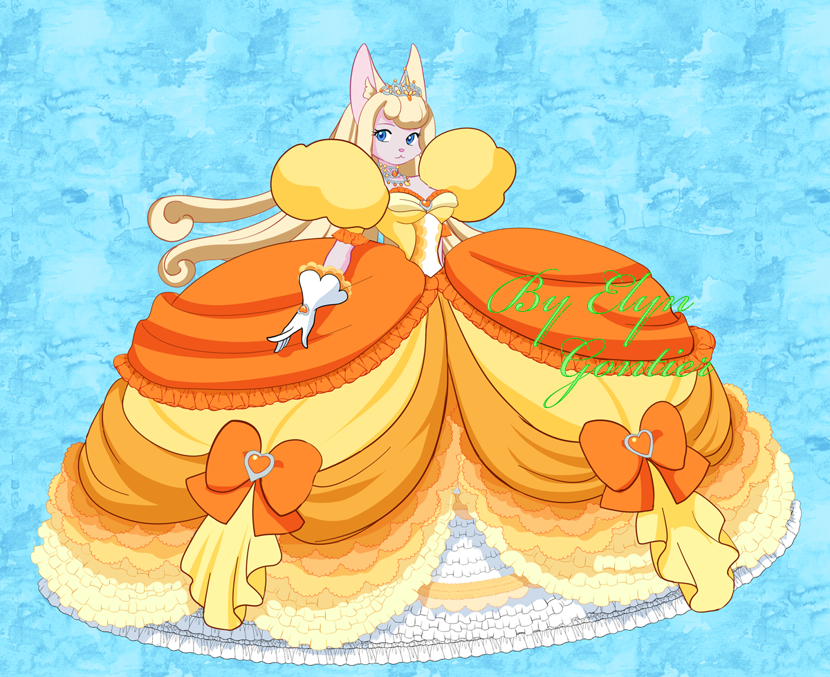 (closed) Adoptable Orange Yellow Sugar dress