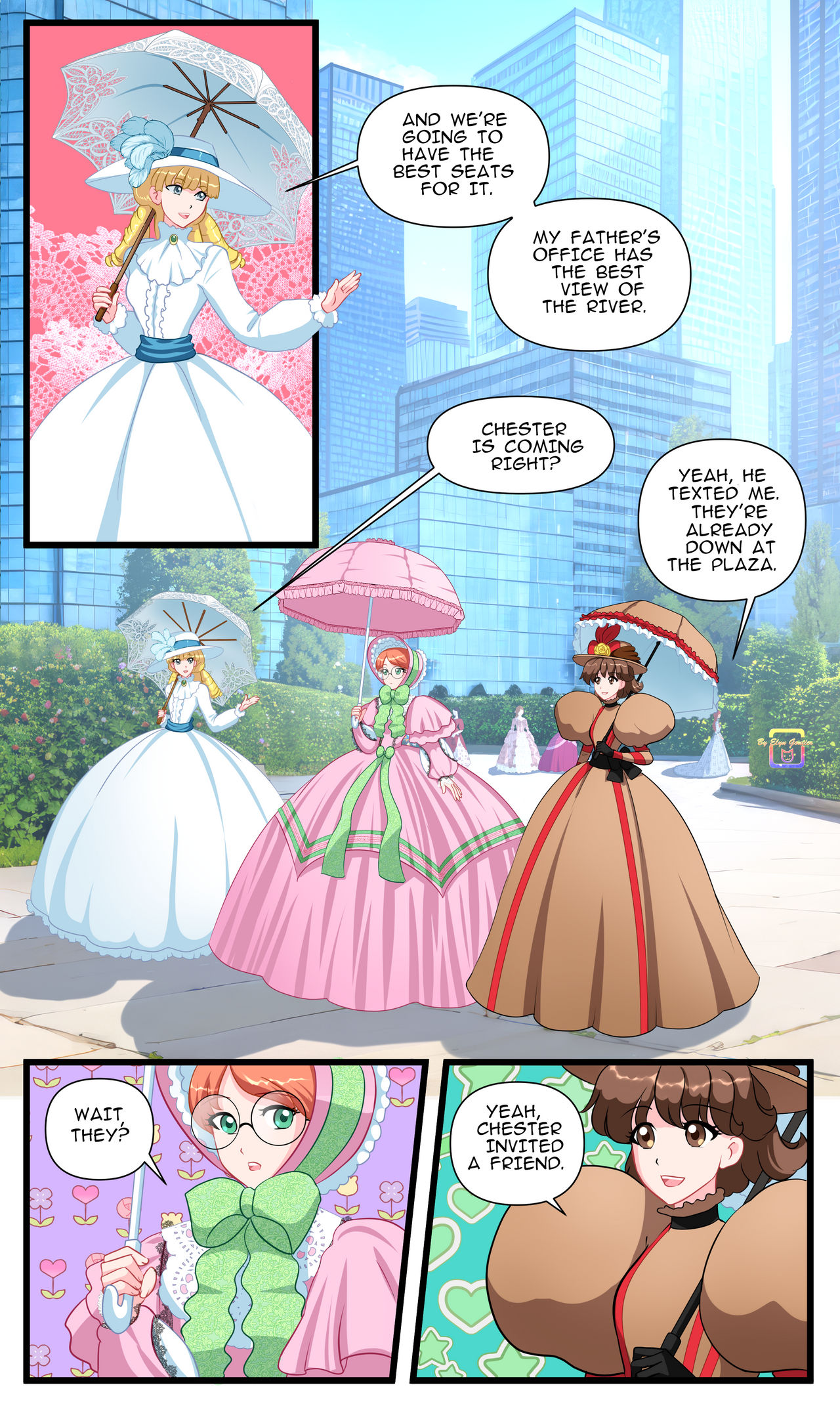 A Brilliant Night. Comic page (comm.)