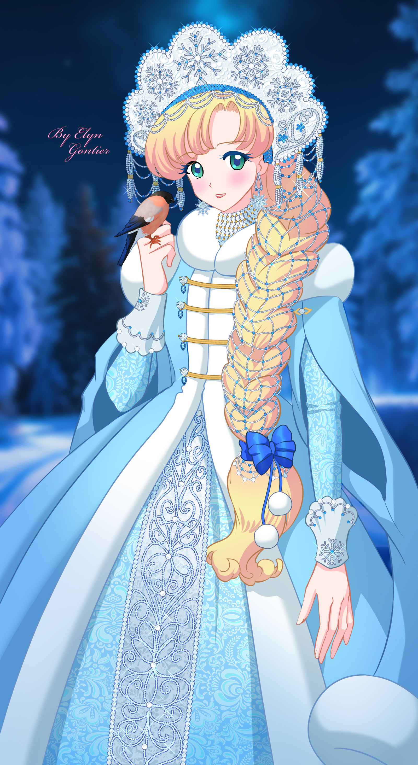 Nadya. Winter theme.