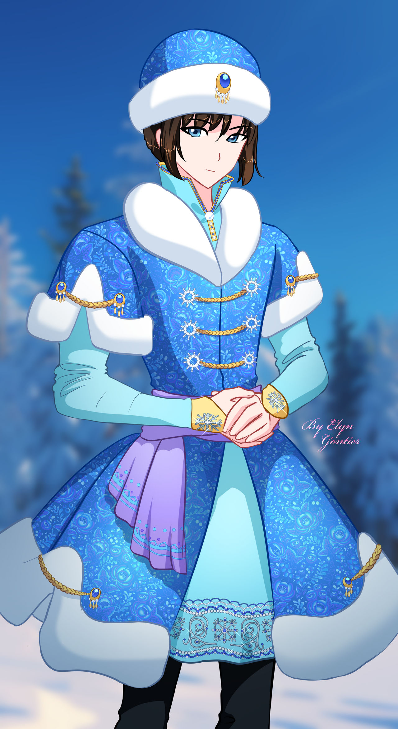 Vitaly. Winter theme.