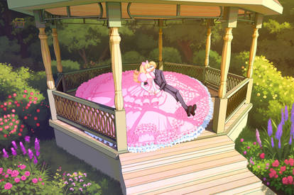 Mandy Ivy Bloom's Gazebo Kiss (comm.)