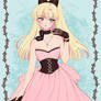 Nadya. Postcard style