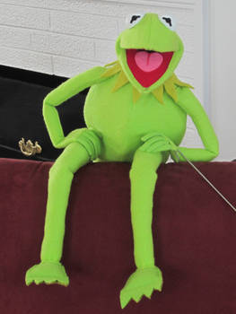 Kermit the Frog replica puppet