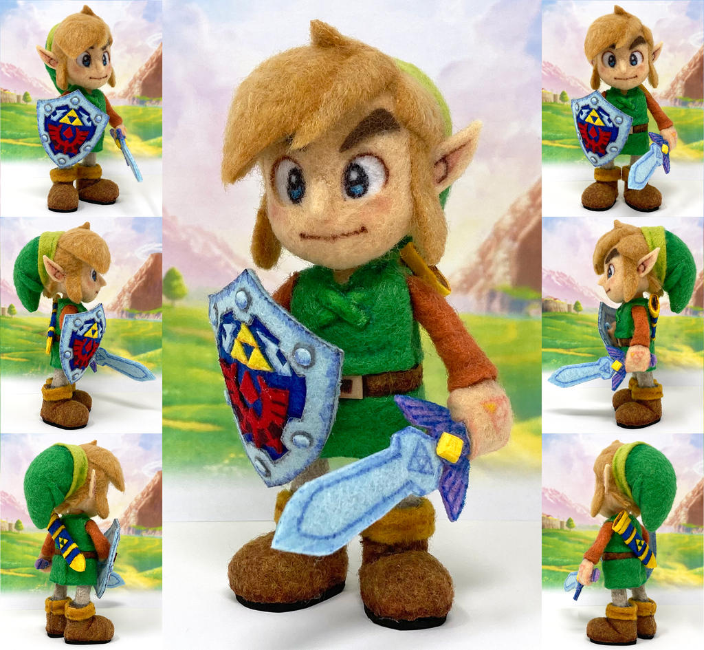The Legend of Zelda Link's Awakening Here Stands a Brave 