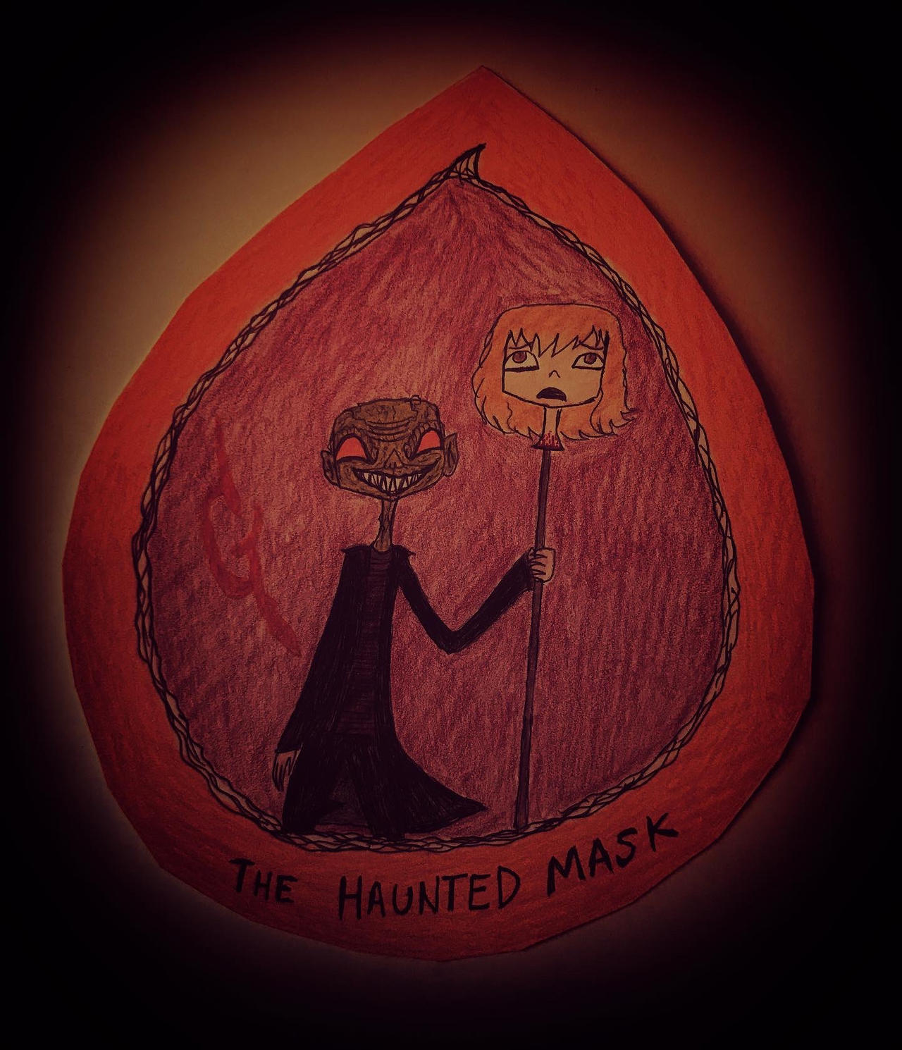 The Haunted Mask Goosebumps Inktober By SenoritaVixy On DeviantArt the-haunted-mask-goosebumps-inktober-by-senoritavixy-on-deviantart