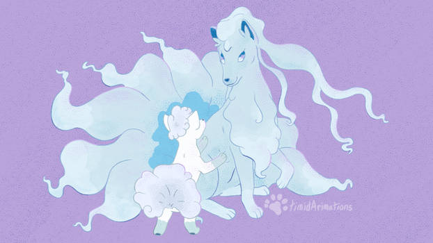 Pokecember 2020 : Alolan Ninetales And Vulpix