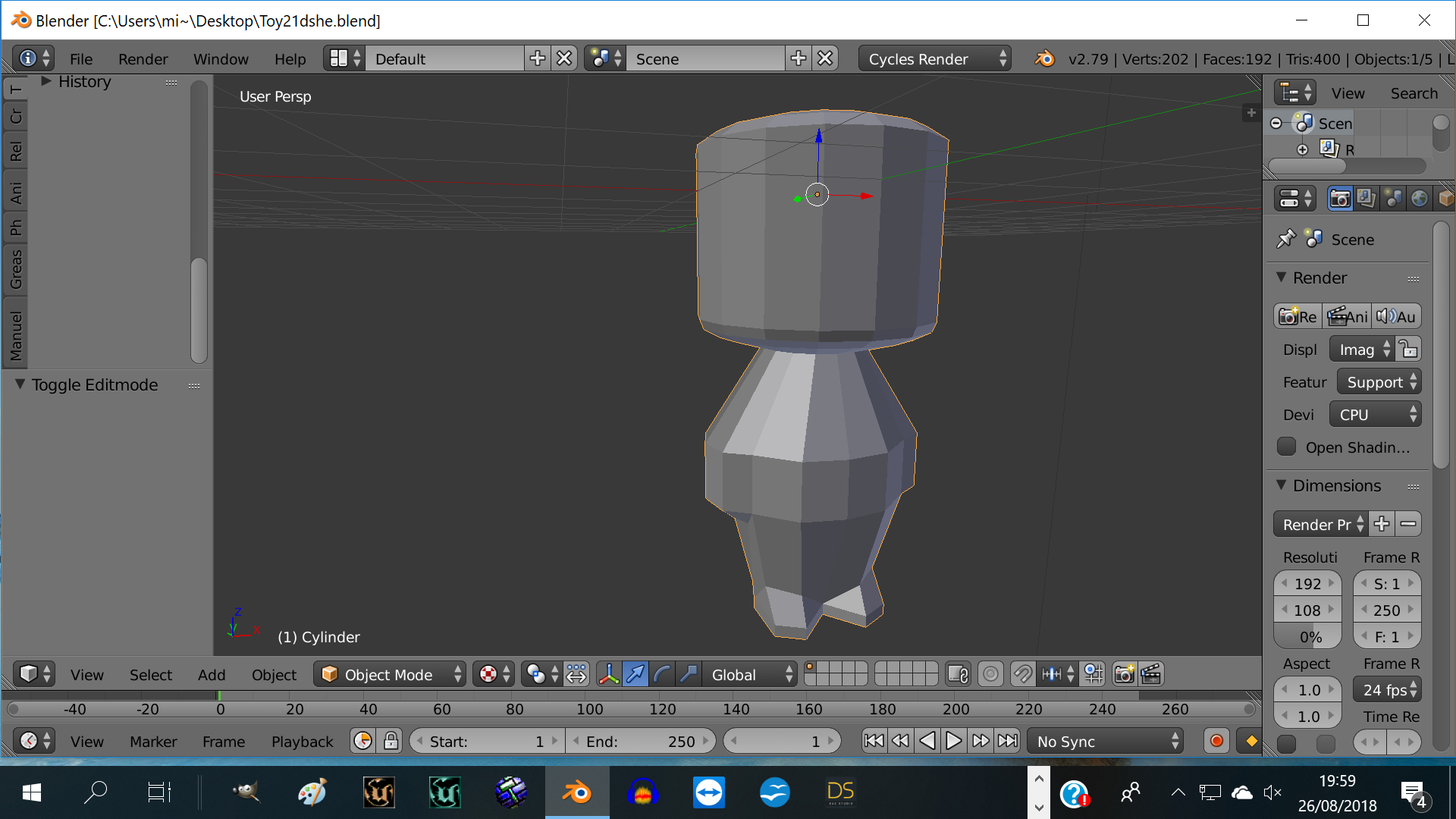 From OC to 3D Printed mini Toy by 3DShe