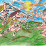 Amazons vs Cavemen II Painted