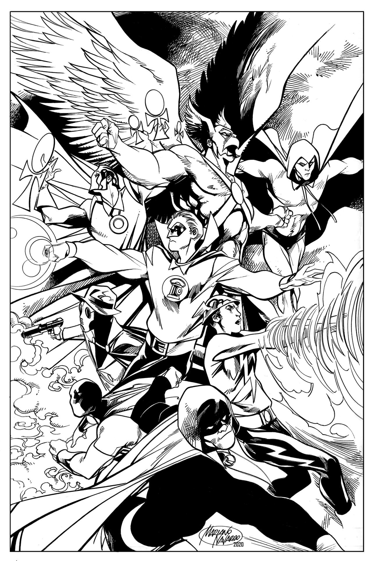 Jsa Deviantart JSA's 80 by MarianoNavarro on DeviantArt