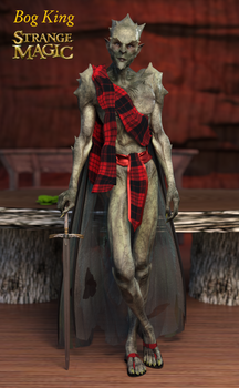 BogKing-StrangeMagic-Tartan Sash Outfit