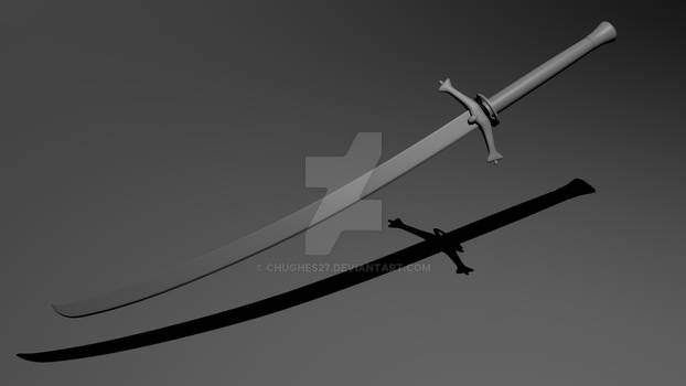 Heron-mark Blade -- 3D Model -- High-poly