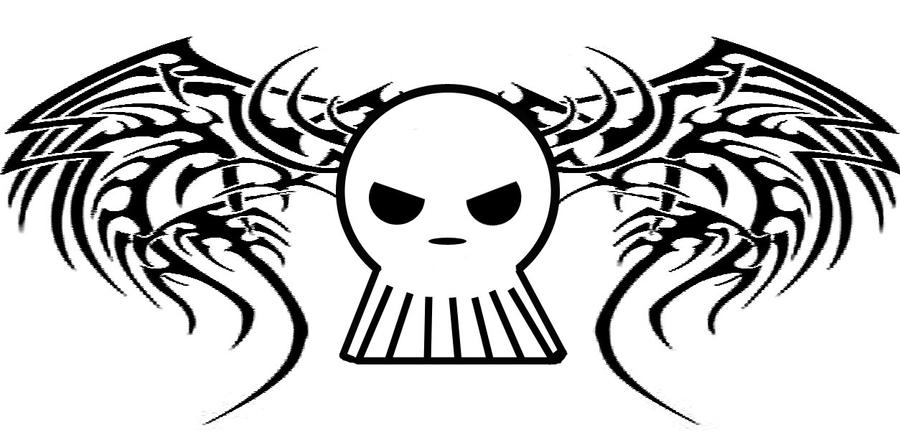 Tribal skull by Rebekah-ann on DeviantArt