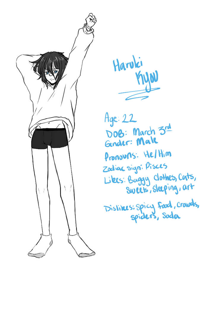 Kyou Character Sheet by Hitomi-Furukawa on DeviantArt