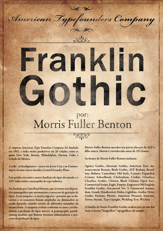 Franklin Gothic Poster