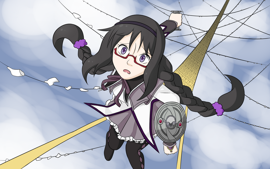 Homura Loading Homura - Redraw by Freckled-PineTree on DeviantArt