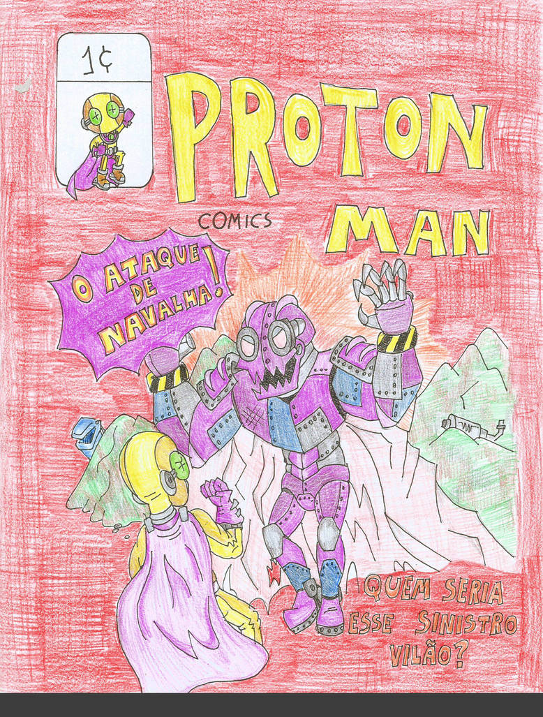Proton Man Proton-Man - Cover by HappyMasky on DeviantArt