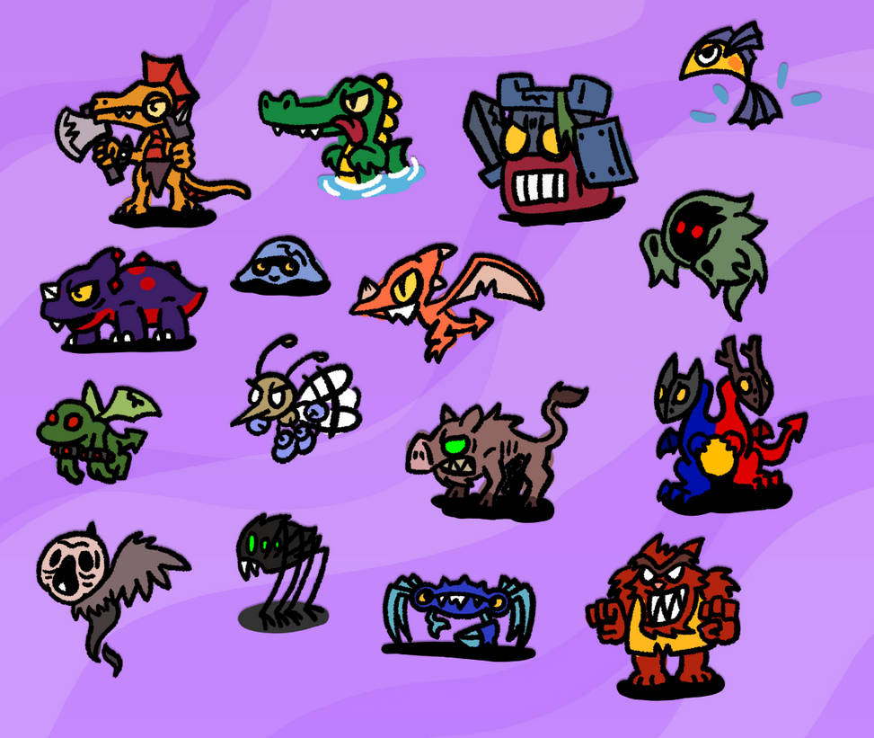 Random Creatures by HappyMasky on DeviantArt