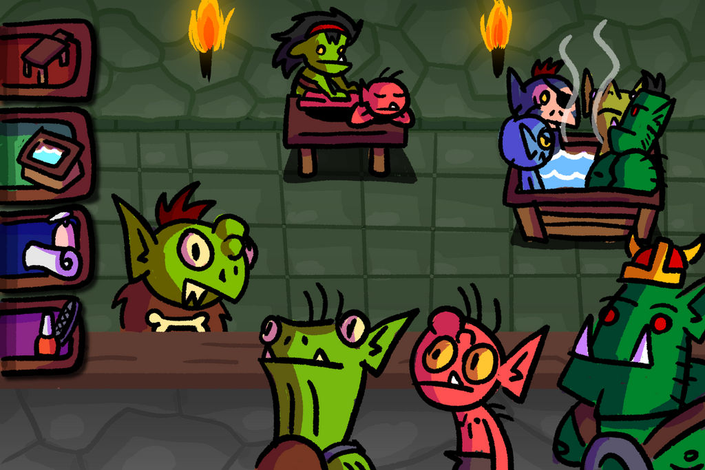 Orc Massage by HappyMasky on DeviantArt