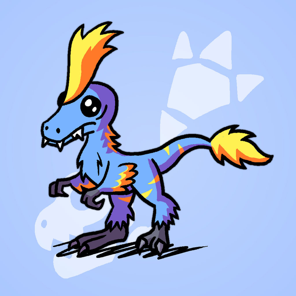 Indigo Raptor Deviantart Raptor Friend by HappyMasky on DeviantArt