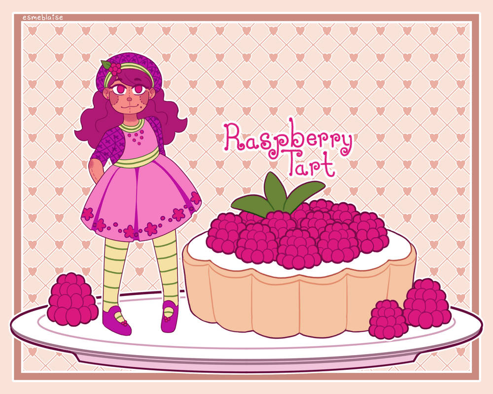 Raspberry Tart by esmeblaise-art on DeviantArt