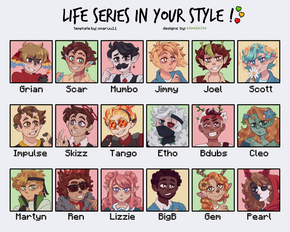 Life Series SMP By Esmeblaise art On DeviantArt life-series-smp-by-esmeblaise-art-on-deviantart