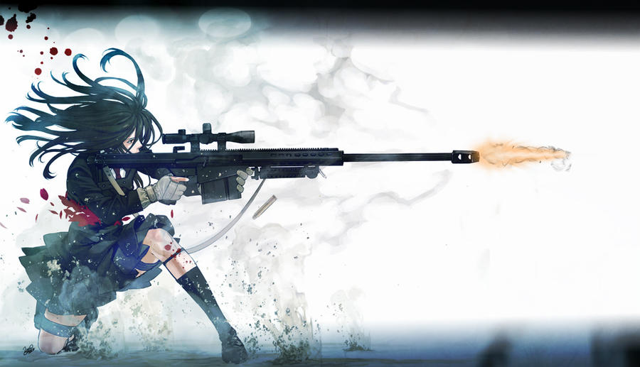 Anime Sniper Girl Wallpaper By Nolan989890 On Deviantart