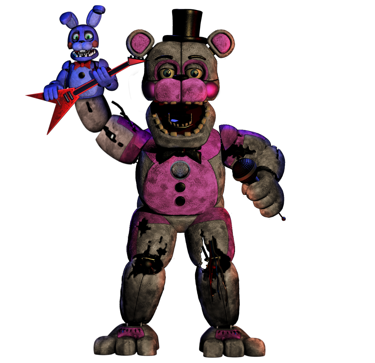 FNAF - Withered Freddy by BootsDotEXE on DeviantArt