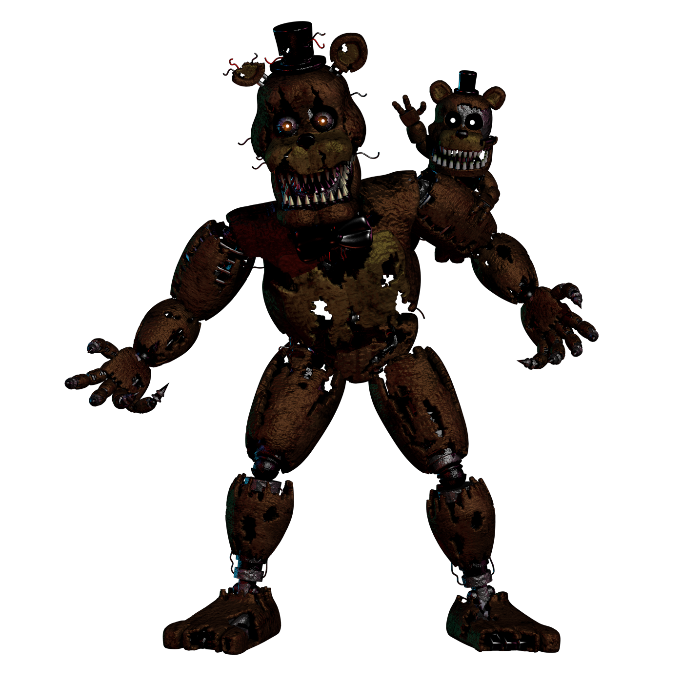 Nightmare Fredbear by HectorMKG on DeviantArt