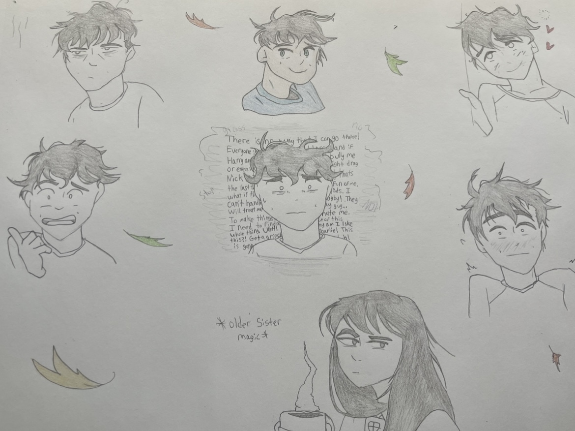 Charlie Spring Drawring Heartstopper- Charlie Spring Expressions by NEO-The-Perfect on DeviantArt