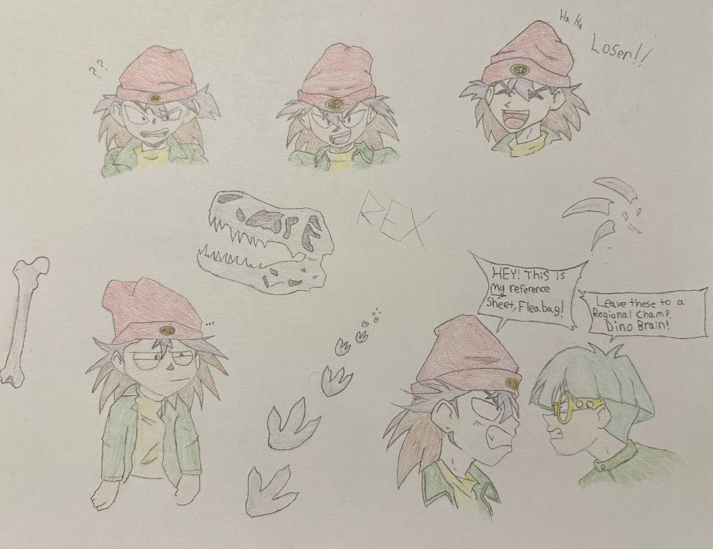 Yu-Gi-Oh: Rex Raptor Reference Sheet by NEO-The-Perfect on DeviantArt