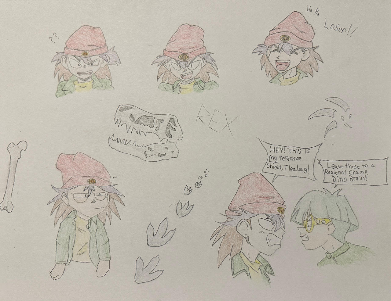 Yu-Gi-Oh: Rex Raptor Reference Sheet by NEO-The-Perfect on DeviantArt