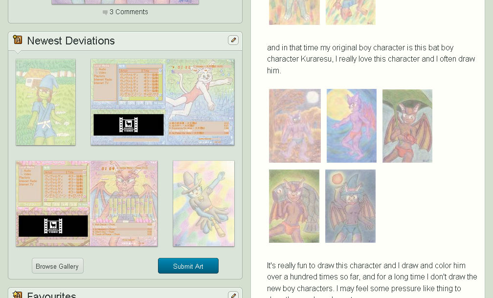 Digital Copy Deviantart Deviantart Classic Screenshot 002 by Nekomarunosuke on DeviantArt