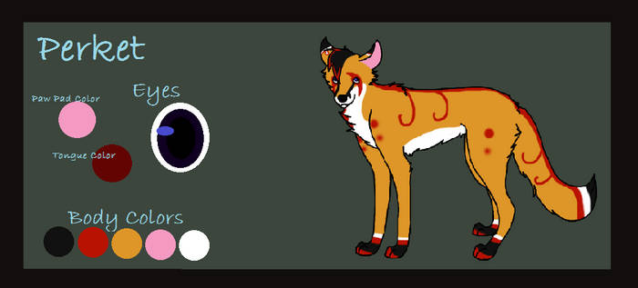 Perket Feral Ref Sheet (Made by ExiledCamero)