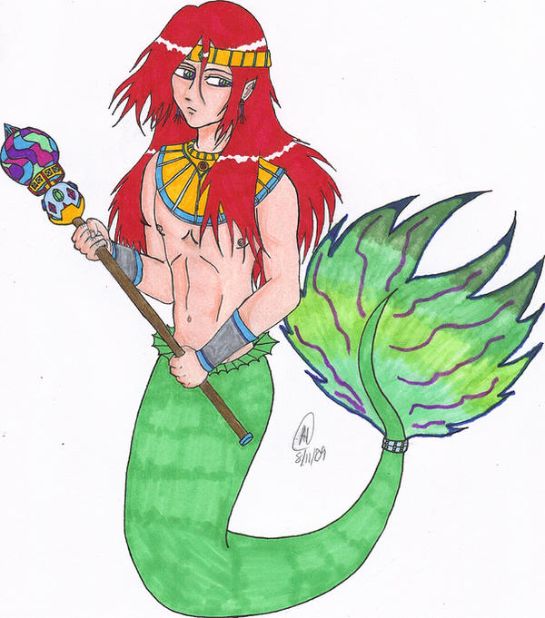 Merman Merchant Original, Merman by SeraphimAerias on DeviantArt