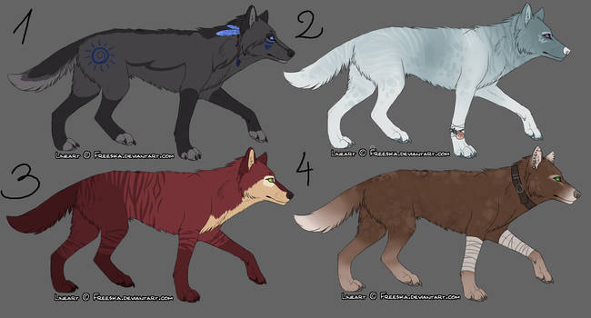 Wolf/Dog Adoptables CLOSED