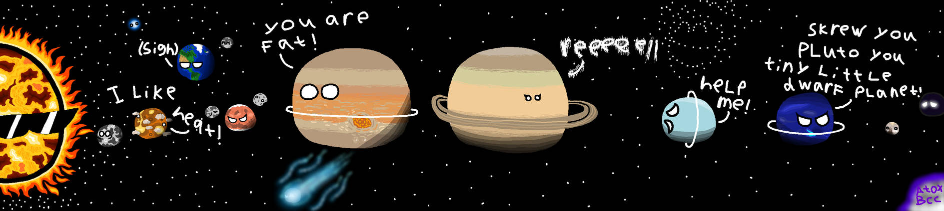 Map of the solar system planet balls by pixeljo on Sketchers United