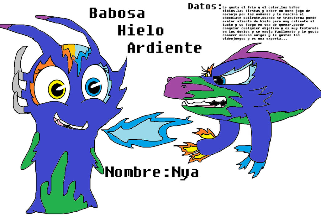 Babosa Hielo Ardiente Bajoterra OC by Sashitasuperstar on DeviantArt Babosa Hielo Ardiente Bajoterra OC by Sashitasuperstar on DeviantArt