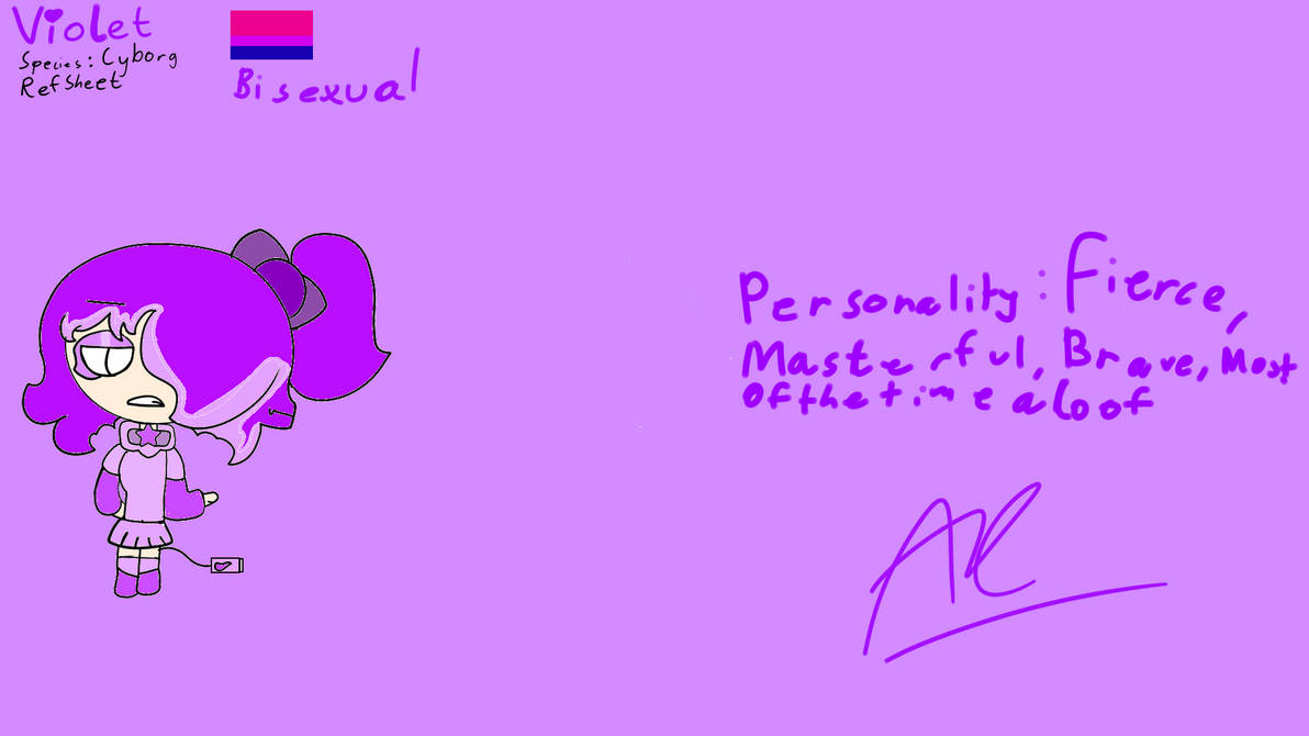 Violet r e f Sheet by CartoonCatBRUH on DeviantArt