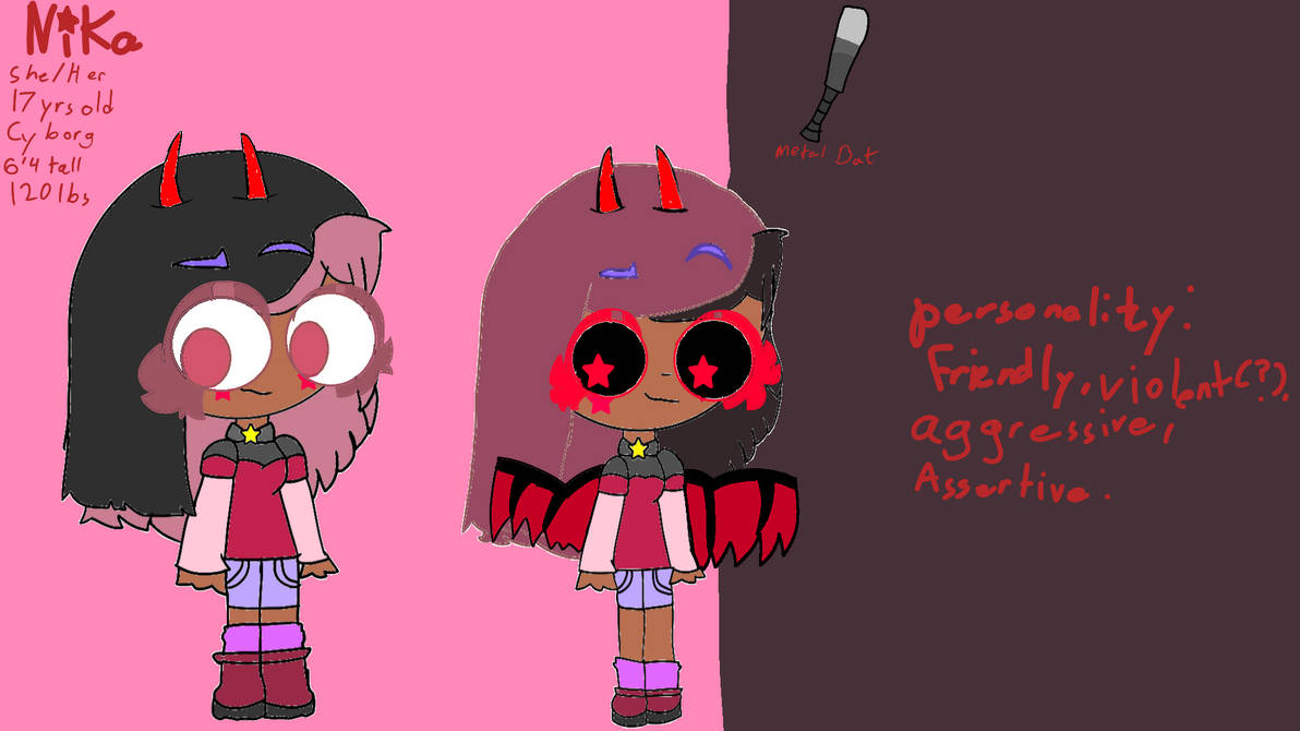 Nika ref sheet by CartoonCatBRUH on DeviantArt