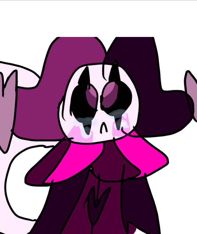 crying pink jester by amongusfan196 on DeviantArt