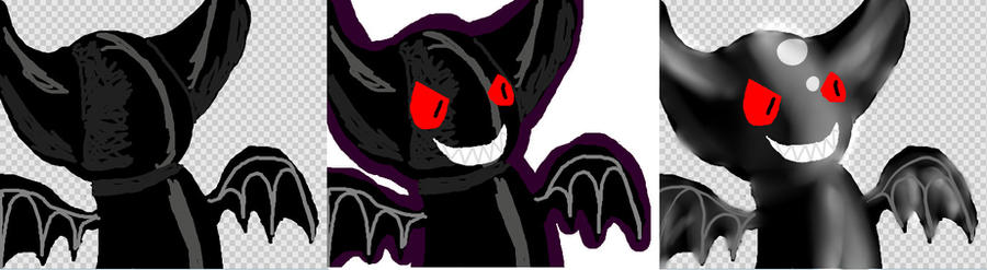 Blue Edge Bat Mod bat versions by TailTehEeveelution on DeviantArt