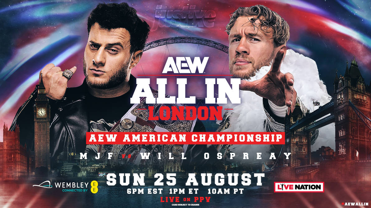 AEW All In 2025 Match Card Remake by goldystormwwe on DeviantArt